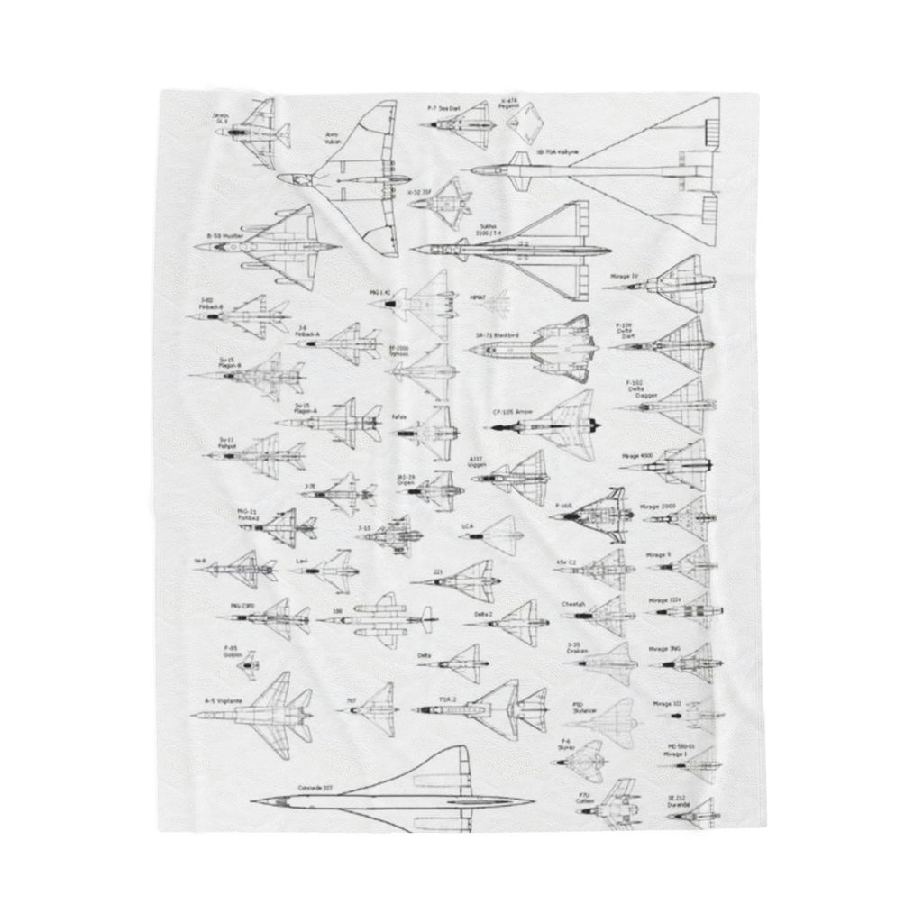 Aircraft Blueprint Blanket