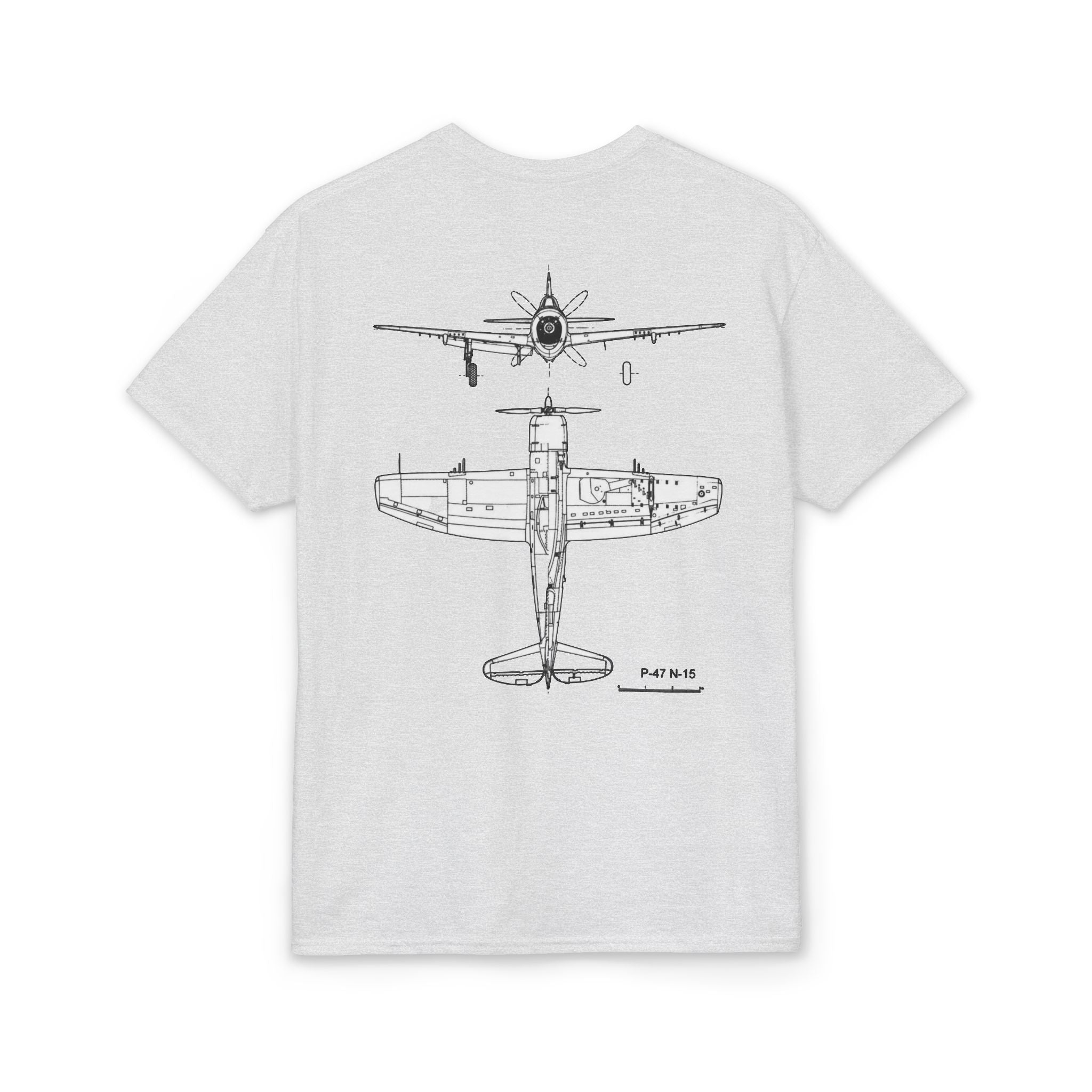P-47 Blueprint T-Shirt